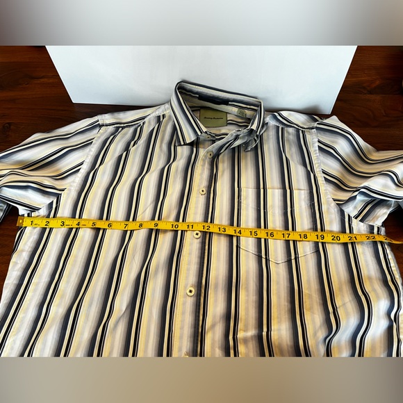 Tommy Bahama Shirt Mens Size L Blue Striped Button Up Causal  Long  Sleeves - Picture 7 of 8